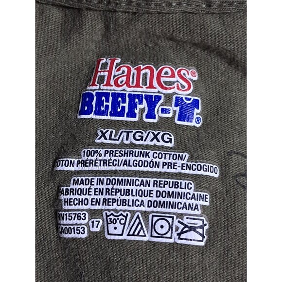 Disney Parks Haunted Mansion T-Shirt Olive Green Hanes Beefy-T XL 100% Cotton Gr - Picture 3 of 6